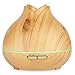 Produktbild GY Ätherisches Öl Diffusor, Stille Aromatherapie Maschine, Holzmaserung Aroma Luftbefeuchter, LED-Licht + USB-Netzteil + Anti-Trocken-Schutz, Geeignet Für Büro/Schlafzimmer / Auto, 2 Farben,Brown