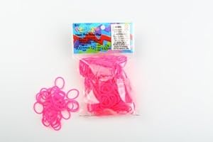 Elastische Rainbow Loom Neon Pink
