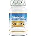 Produktbild Vitamin K1 1000 µg + Vitamin K2 200 µg - 365 Tabletten - Phyllochinon + natürliches Vitamin K2 Menaquinon 7 - MK7 - All-trans +99% - Vegan - Vitamin K Komplex - K2 aus Fermentation - Vit4ever