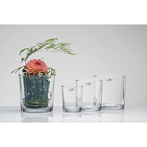 Teelichterhalter, Windlicht, Dekoglas CYLI H 9cm, rund, Ø 7,5cm, Sandra Rich - 2