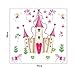 Wall Stickers Art Large Princess Fairy Castle Wall Stickers Wall Decals Kids Bedroom Nursery