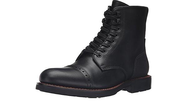 coach bleecker cap toe boots