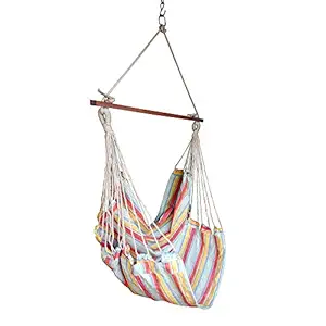 Hangit Cotton Swing Chair (Yellow, 50 Centimeters)