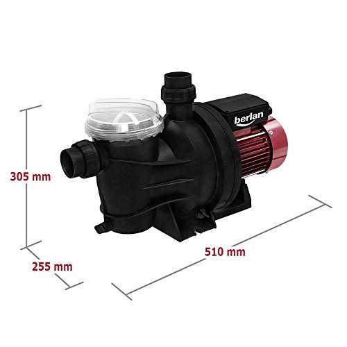 Berlan – 800 Watt Schwimmbadpumpe 15 m³/h - 5