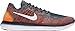 Produktbild Nike Mens Free RN Flyknit 2017 Running Shoes (Grey/Crimson, 11.5)