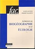 Image de Eléments de biogéographie et d'écologie