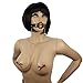 Produktbild BDSM Bondage Mundknebel mit Nippelklemmen, verstellbare Brust-Klammern, Gag-Ring Sklaven-Knebel 3,80cm für erotische Rollenspiele, schwarz - SEE-X Fetisch Erotik-Toys Mod-Nr 7130