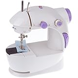 Máquina de Coser Compacta de Doble Hilo y Doble Velocidad (Alta/Baja)