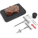 100 nuevo y de alta calidad. GOTOTOP 37pcs Kit de DIY Herramienta de Reparación de Pinchazos de Neumáticos sin Cámara para Coche Camión Camioneta Motocicleta Bicicleta