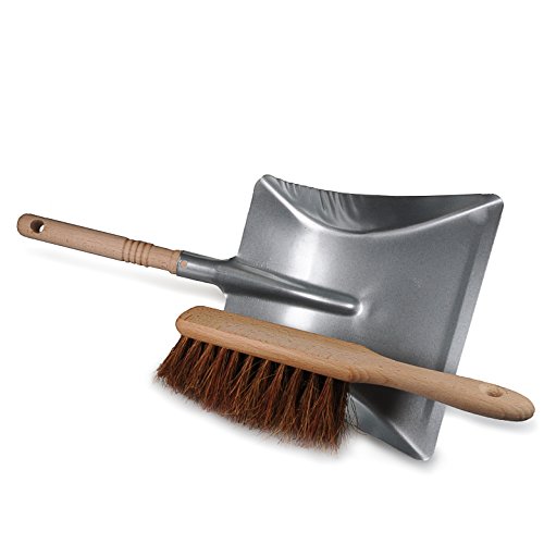 Scopa E Paletta In Legno Jalei - Set Pulizia In Bambù Con Paletta Pieghevole | Prattico E Leggero - Foto 5