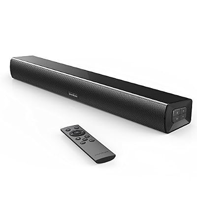 Anker Barre de Son Infini Mini Soundcore par Anker - Barre de Son 55 cm avec Entrée Bluetooth, cble Optique ou AUX pour TV, Modes Cinéma et Musique, 40W-Nouveauté Prime Day