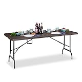 Reise: Der Koffertisch ist leicht zusammenklappbar - Größe geklappt H x B x T: ca. 8,5 x 90 x 74 cm