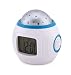 NuoYa005 Children Room Sky Star Night Light Projector Lamp Alarm Clock sleeping music