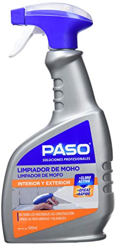 Paso Limpiador Moho, Hipoclorito de Sodio, Gris, 12.5x4x25.5 cm