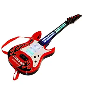 Dipansi Enterprise Music and Lights Guitar Toy,Red