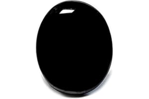 Tourmaline Noire Pierre Naturelle, Cristal Thérapeutique de Lithothérapie, 100% Fait-Main dans l'Atelier Familial, Pierre Précieuse de Bien-être, Reiki et Chakra, Galet format Poche [Eusice]