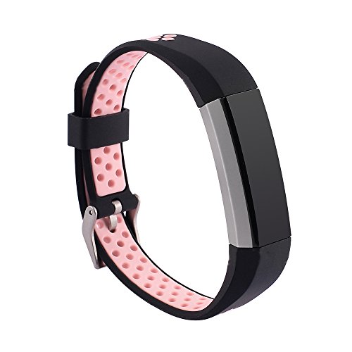 Preisvergleich Produktbild Fitbit Alta HR / Alta Ersatzbänder Silikon-Armband, Pink