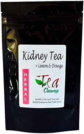 KIDNEY TEA + LEMON & ORANGE - Tea Cleanse | Herbal Infusion for kidney cleanse and functioning | Loose Leaf | 100% natural | Various sizes of pouches available