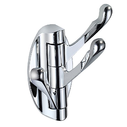 Freedom-vp Edelstahl Haken mit der Schrauben mit drei Schwingarmen Handtuchhaken Hakenleiste Haken Kleiderhaken halter Wandhaken Hut Schlüssel Haken Handtuchhalter im Badezimmer Küche Schlafzimmer WC Büro Haken (Chrome)