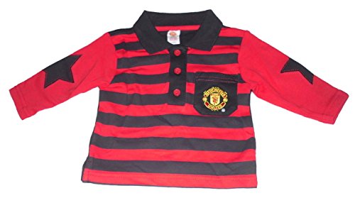 BABY BOYS LONG SLEEVED POLO TOP MANCHESTER UNITED 3-23 MONTHS (18-23 MONTHS)