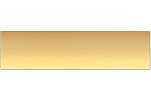 WINFOX Brass Sheet,2" x 8",16 Gauge(1.5mm) Thickness, 99.9% Pure Brass Plate,for Engraving, Crafting, Jewelry