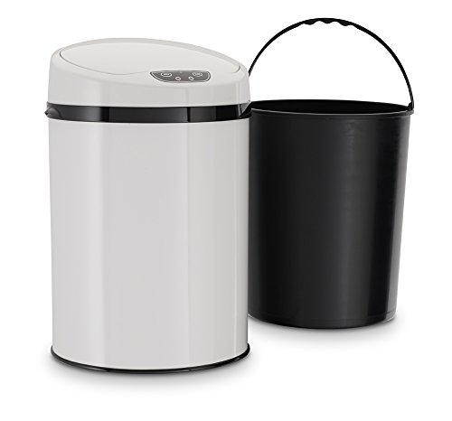 Echtwerk EW-BE-0269 Infrarot Badabfalleimer, 9 L, Weiß - 2