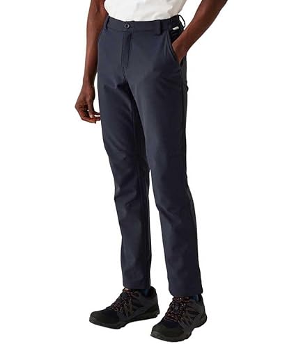 Regatta Geo Softshell II Pantalon pour homme, cendre, 32W court UK