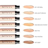 Pantalla de luz. Heaviesk Maquillaje Silky Corrector Stick Cover Dark Circles Acne Marks Base Pen Lip