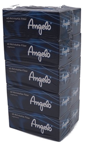 Tabak Pietsch 400 x Pipa Filtro Carbón Activo Silbato 9 mm, 400 Unidades