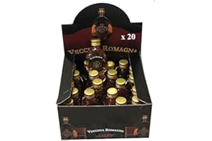 VECCHIA ROMAGNA BRANDY MIGNON MINIATURE 3 CL 20 BOTTIGLIETTE