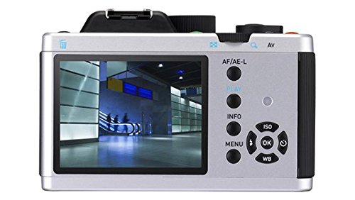 Pentax K-01 Compact System Camera with 18-55mm Lens Kit - Silver