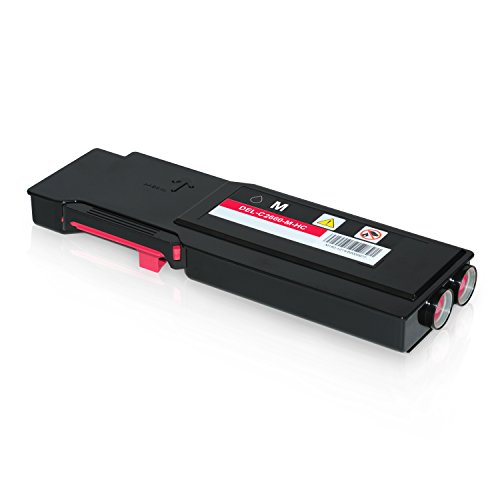 4 Toner kompatibel für Dell C2660DN, C2665DNF , C2600 Series – 593BBBM – Schwarz 3.000 Seiten, Color je 4.000 Seiten - 7