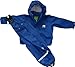CELAVI Girl's Rainwear Suit - Basic Children's rainsuit Crew Neck Long Sleeve Rain Trousers -  blue -  130 cm-122 cm/128 cm