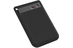 HESUPY Funda protectora de silicona para grabadora de voz PLAUD Note AI, funda de transporte suave, antiarañazos, a prueba de polvo, accesorios de carcasa de protección completa (negro)