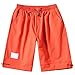 Produktbild HHyyq Shorts Herren Overalls Shorts Sportshorts Klassischen Stil Mode Lässig Baumwolle Slim Fit Kurze Hosen Große Lockere Arbeitsshorts Männliche(Orange,L)