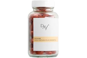 DAY+ | Niezbędna pielęgnacja przygotowawcza | Suplement diety Solar | Wzmacnia melaninę, przygotowuje do opalania i zapewnia dobry efekt | Beta-karoten, miedź, selen | 30 kapsułek - kuracja 1 miesiąc