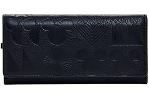 DESIGUAL Portfel L Myszka Miki, Kolor: czarny, 0