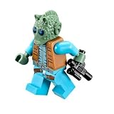 LEGO Star Wars Minifigure Bounty Hunter Greedo with blaster gun (75052) - LEGO
