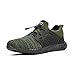 Produktbild Arbeitsschuhe Herren Sneaker Sicherheitsschuhe Damen Stahlkappe Schutz Turnschuhe Sportlich Stiefel Mesh Leicht Wandern Grün-3 EU42