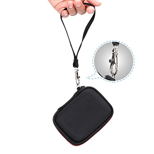 LTGEM EVA Harte Fall Schützender Tragender Tasche Abdeckung für Samsung T3 Portable 250GB 500GB 1TB 2TB SSD USB 3.0 Extern Solid State Fahren Stoßfest Lagerung Reisen Tasche-Schwarz - 9