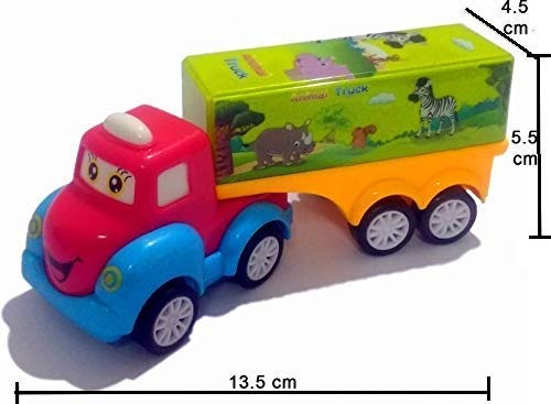 FunBlast Kids Pull Back Vehicles, Push and Go Crawling Toy Car for Kids & Children (Set of 7 Pcs) - Made in India - Multicolor - Image 6