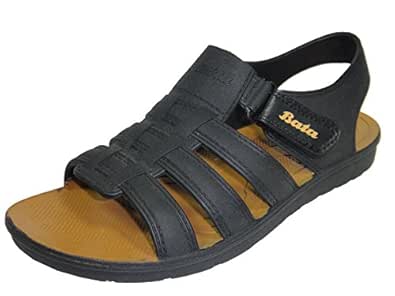 BATA Men's Tan PVC Floater Sandals - 6 UK: Buy Online at Low Prices in ...