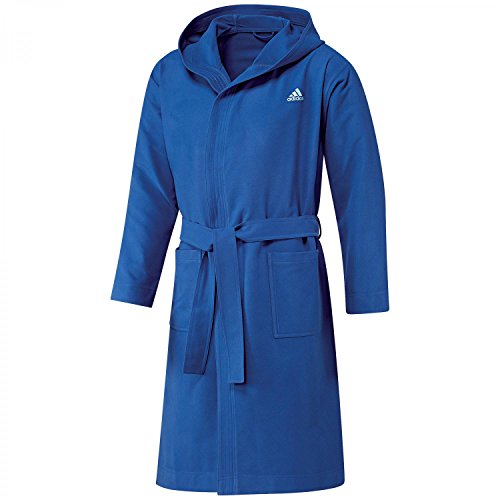 Preisvergleich Produktbild Adidas Herren Mikrofaser Bademantel XXL blau