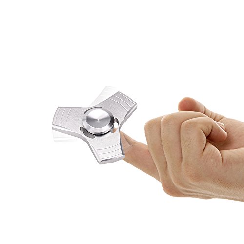 Luvnfun EDC Aluminum Little Finger Spinner Fidget Spinner Toy to Relieve Press and Kill time for Adults and Children (Silver) Luvnfun EDC Aluminum Little Finger Spinner Fidget Spinner Toy to Relieve Press and Kill time for Adults and Children (Silver)