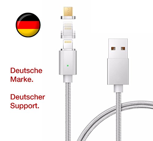 Micro USB Adapter / Plug fÃ¼r magnetisches Ladekabel von Techberg | Geeignet fÃ¼r Android Smartphones Samsung HTC LG Nokia One | Magnet | 1 StÃ¼ck