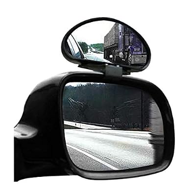 Semoic 2 X Miroirs d'Angles Morts Grand Angle Reglables pour Voiture Camionnette Remorquage
