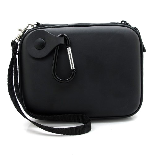 Stoßsichere schwarze Schutzhülle / Hardcase/Tasche / Festplattentasche für 2,5” WD Western Digital Elements External My Passport Essential HDD tragbare, externe Festplatte - 3