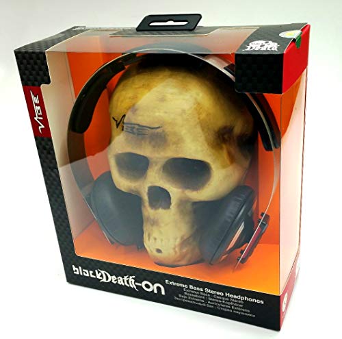 Vibe Audio negro DEATH en V2 Extreme auriculares edición limitada