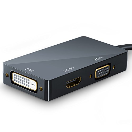 CSL – Mini Display Port zu HDMI /VGA / DVI Adapter | PC + MAC / APPLE - 2