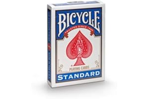 BICYCLE AND CASCADE JUGGLING Bicycle Brand Invisible Deck - Famous Magic Card Trick - Includes Cipher Card Bag (Blue)